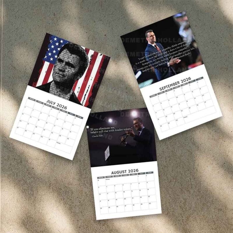 🙏60% OFF For Charlie's Fans - Charlie Kirk Tribute Calendar 2026