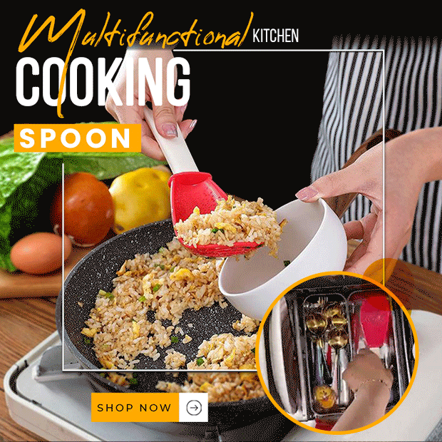 (🌲Early Christmas Sale- SAVE 48% OFF)Multifunctional Kitchen Cooking Spoon💝buy 5 get 3 free & free shipping(8pcs)