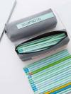 Simple Letter Print Pencil Bag 1pc