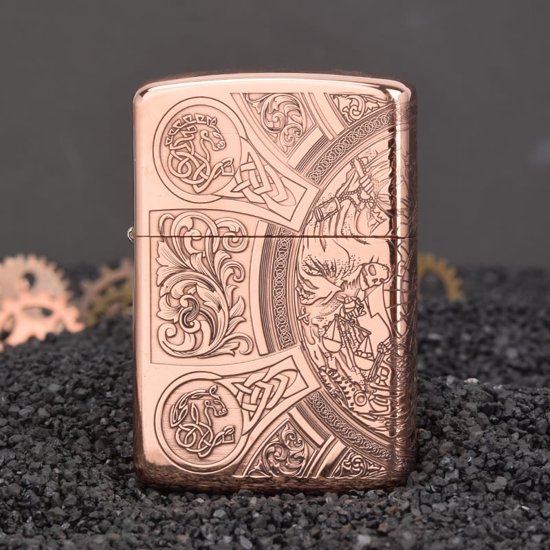 902S Purple Copper Kerosene Lighter