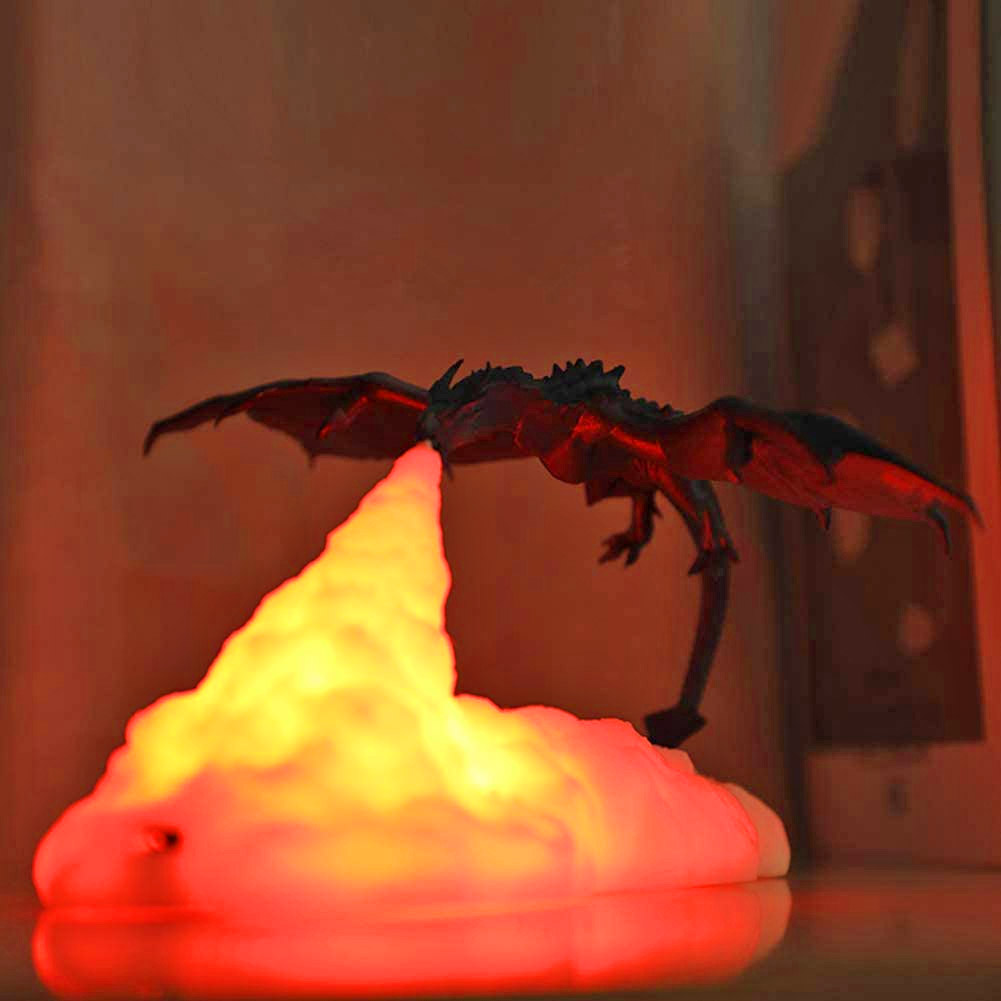 Tiktok Summer Sale🎉Fire-Breathing Dragon Night Light