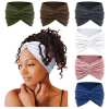 🎀Women's Boho Style Leopard & Paisley Print Hair Band, Elegant Hair Band for Daily Hairstyle Ideas❤️Each Set Including 6 Hair bands