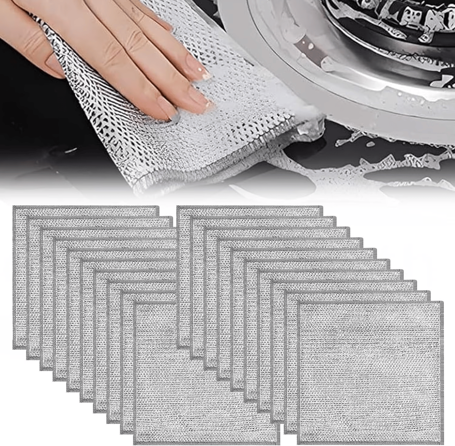 🔥Multifunctional Non-scratch Dishcloth
