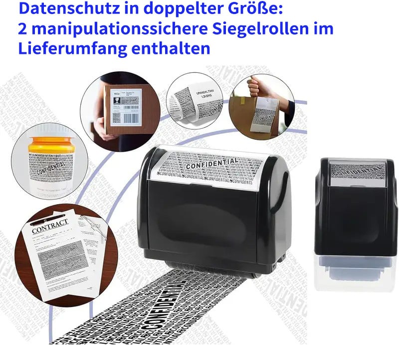 🔥Letzter Tag Verkauf 49% Rabatt📝Sicherheits-Rollenstempel zum Schutz deiner Privatsphäre