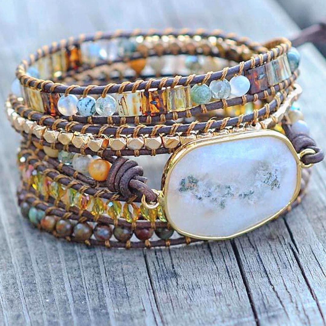 Moonlight Goddess Agate Bracelet