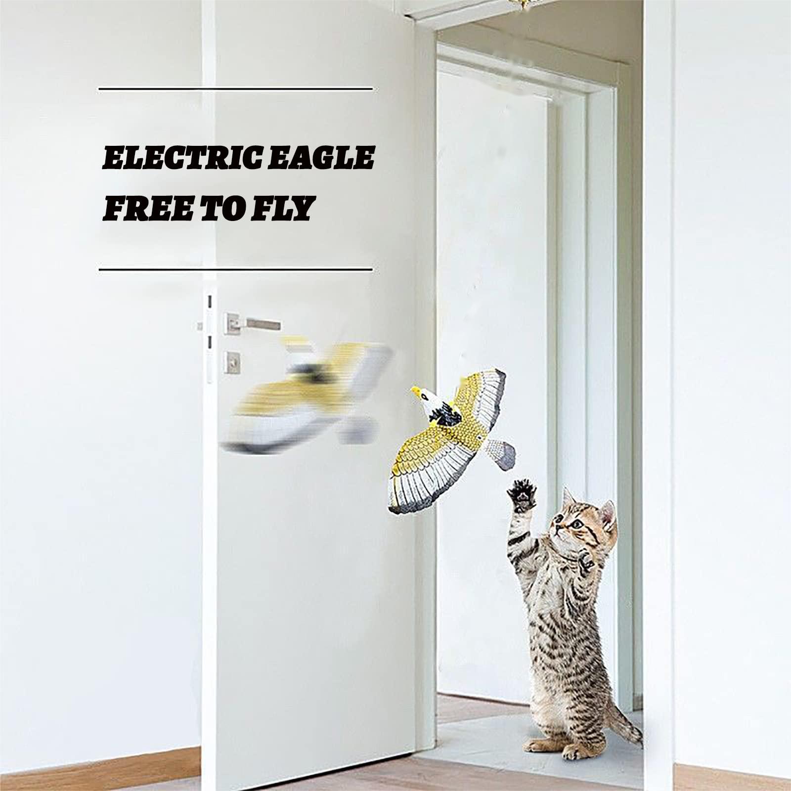 🔥Last Day Sale - 50% OFF🎁 Automatic Moving Simulation Bird Interactive Cat Toy for Indoor Cats