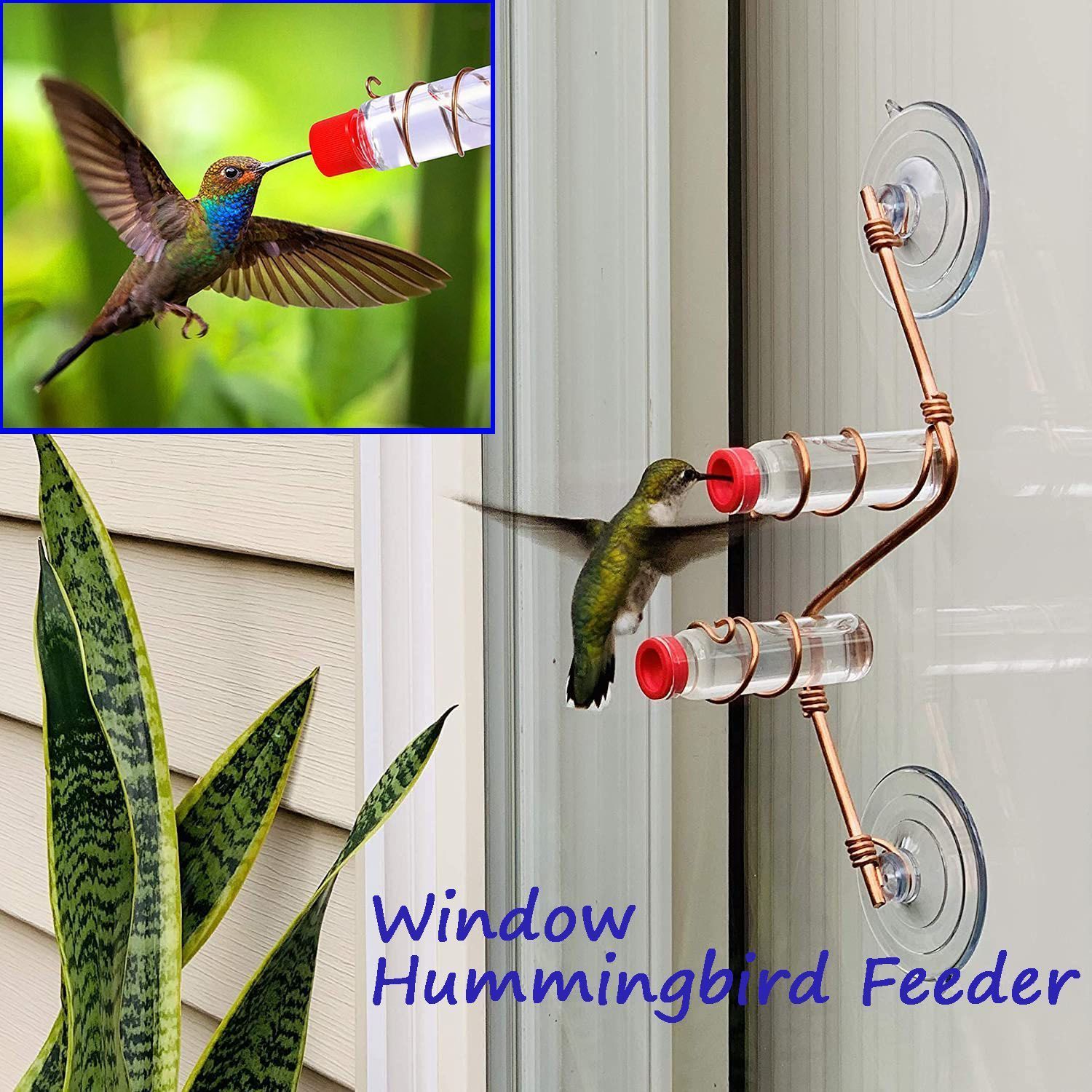 (🌲Early Christmas Sale- 48% OFF) Outdoor Hummingbird Feeder - Buy 3 Get Free Shipping