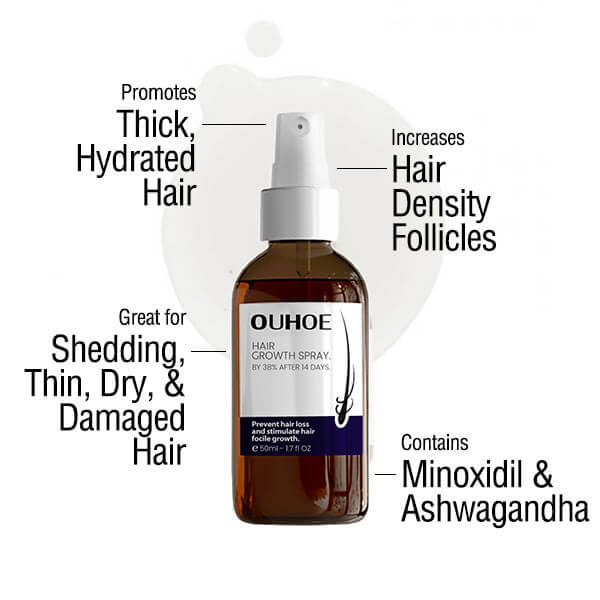 OUHOE Ultra HairGrowth Formula Serum Spray! Grow thicker hair in 8 weeks📦Buy 2 Free Shipping