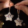 (💖2022 Best Gift- 50% OFF)  Sparkling Crystal Star Earrings-Buy 2 Get Extra 10% OFF & Free Shipping