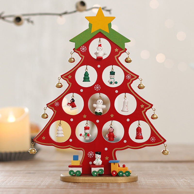 (🎄2022 Christmas Hot Sale- 49% OFF) DIY Wooden Mini Christmas Tree Set-Buy 4 Get Extra 20% OFF