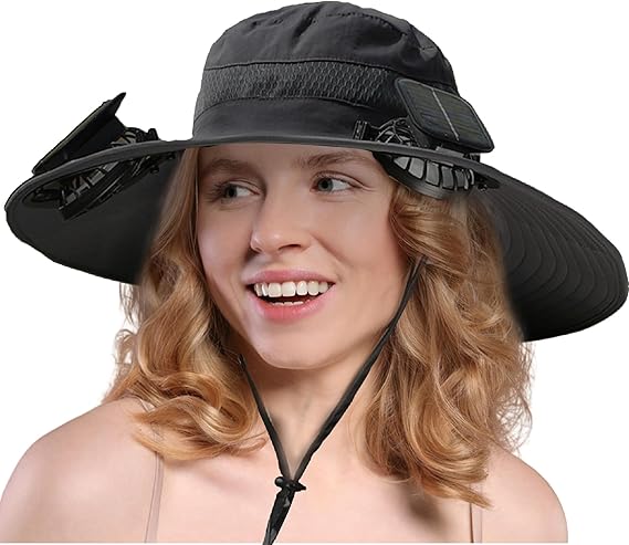 🔥Father's Day Promotion -⚡2025 New Ultralight Solar Fan Sun Hat – Lighter Than a Baseball!⚾(Only 11oz)