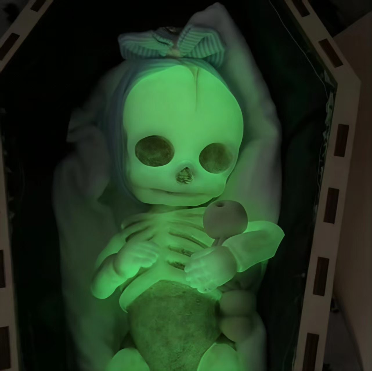 🖤Reborn Silicone Skeleton Baby🍼