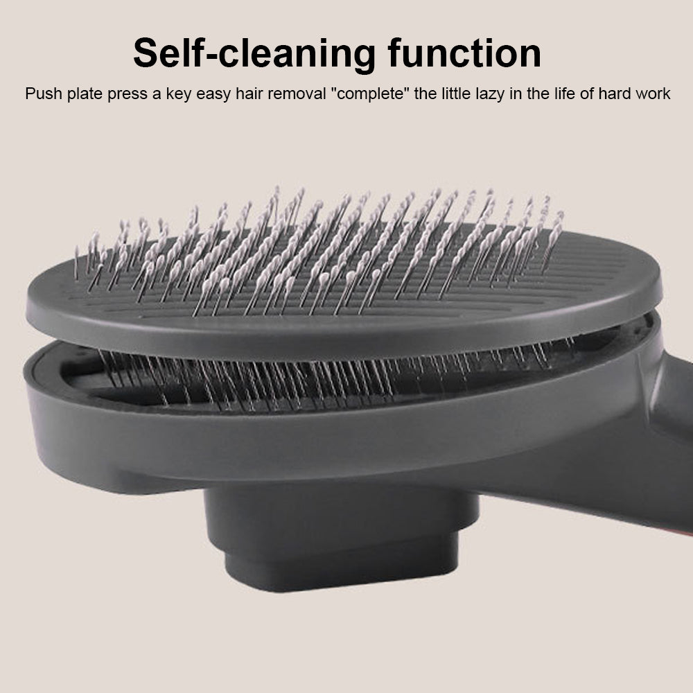 (🔥LAST DAY PROMOTION - SAVE 50% OFF)Pet Grooming Brush Cat Dog Comb Self Cleaning Brushes Hair Removes（🌟Buy 3 Get Extra 20% OFF）