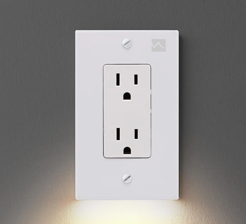 Christmas Sale-OUTLET WALL PLATE WITH LED NIGHT LIGHTS[UL FCC CSA CERTIFIED]