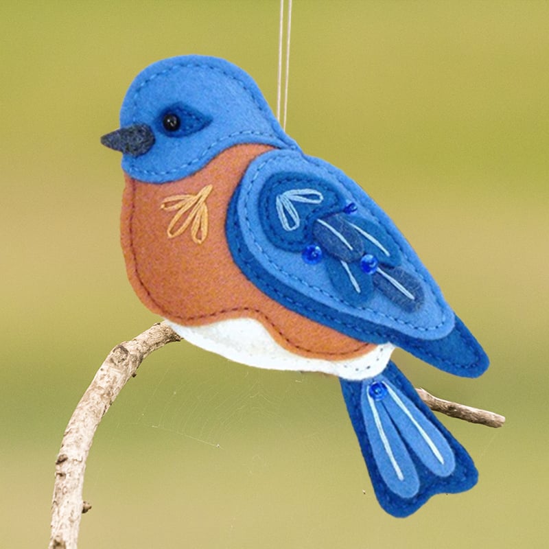 (🔥Early Mother's Day Sale- 65% OFF) Felt Bird Ornament🐦- Buy 4 Free Shipping