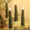 (🎄Early Christmas Sale - 49% OFF) ✨️Remote Control Christmas Tree Flameless Taper Candle