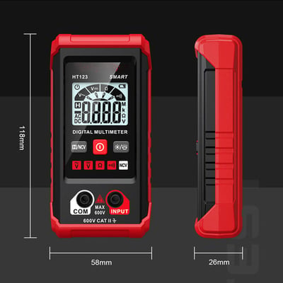 🏆Digitaler Multimeter- Tester 2000 Zählungen mit DC/AC- Voltmeter und Ohm-Volt-Ampere-Meter