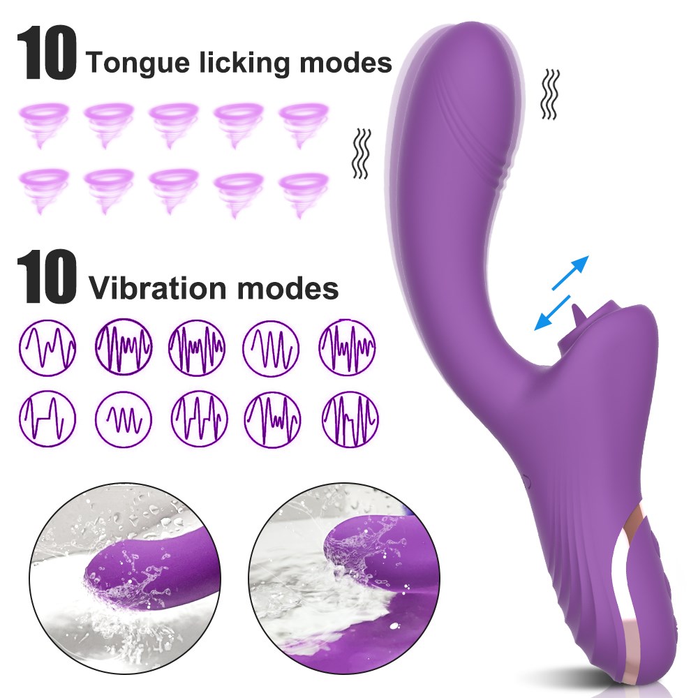 SHEMESIX - Female Masturbation Vibrator - Sucking Licking Heat Insertion Vibrator