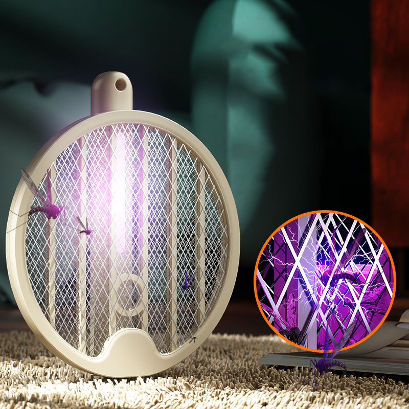 (Summer Hot Sale-40% OFF) 2022 New Design Electric Fly Racket With Bug Trap-BUY 2 FREE SHIPPING