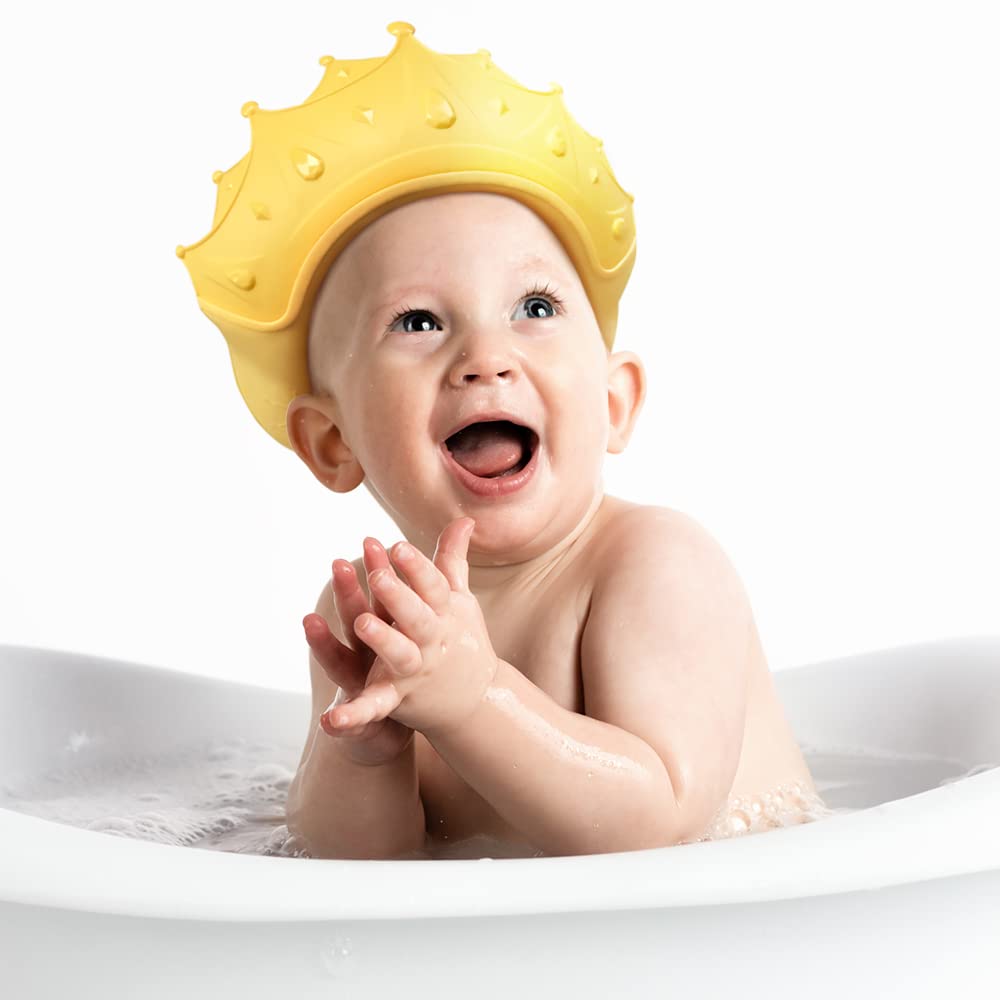 🔥(HOT SALE - 49% OFF) Crown Baby Shower Cap - Buy 2 Get 1 Free