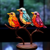 🎖️July 4th Flash Sale: 50% OFF Sitewide! 💕 <strong>Handmade</strong>🌈Colorful Birds on Branch Desktop Ornaments, Buy 2 Save 10%