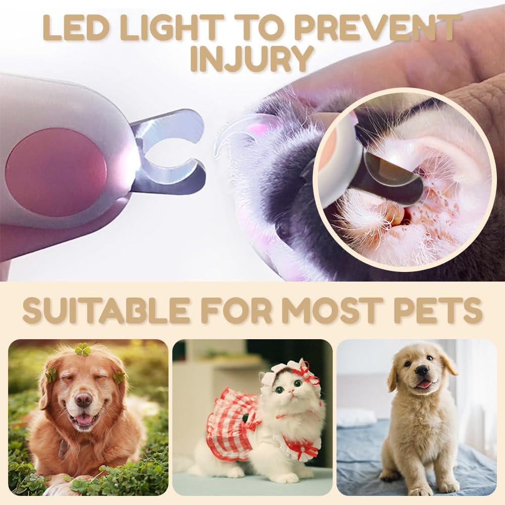 🔥Last Day 70% OFF🔥LED Pet Nail Clipper🎁Buy 2 Free Shipping