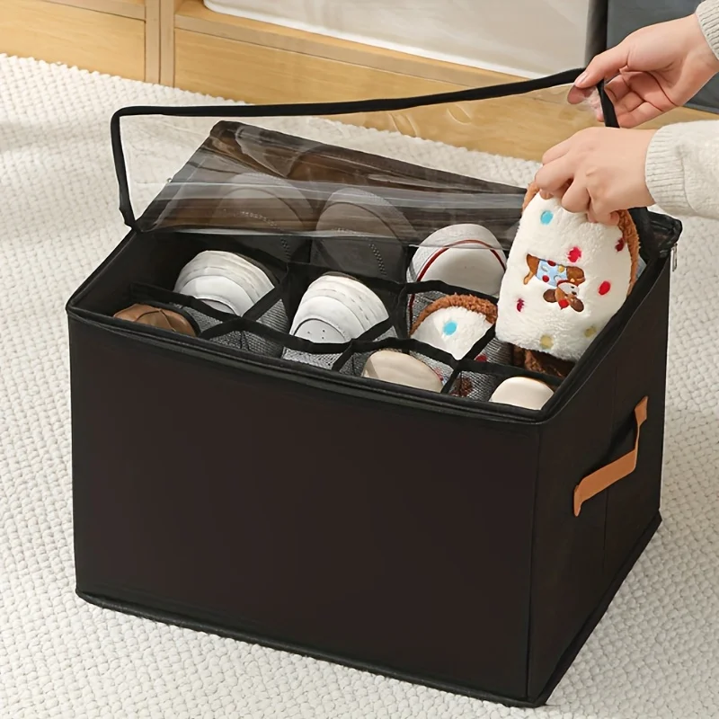 🔥Last Day Promotion 50% OFF💥Fabric Shoe Organizer Storage Box