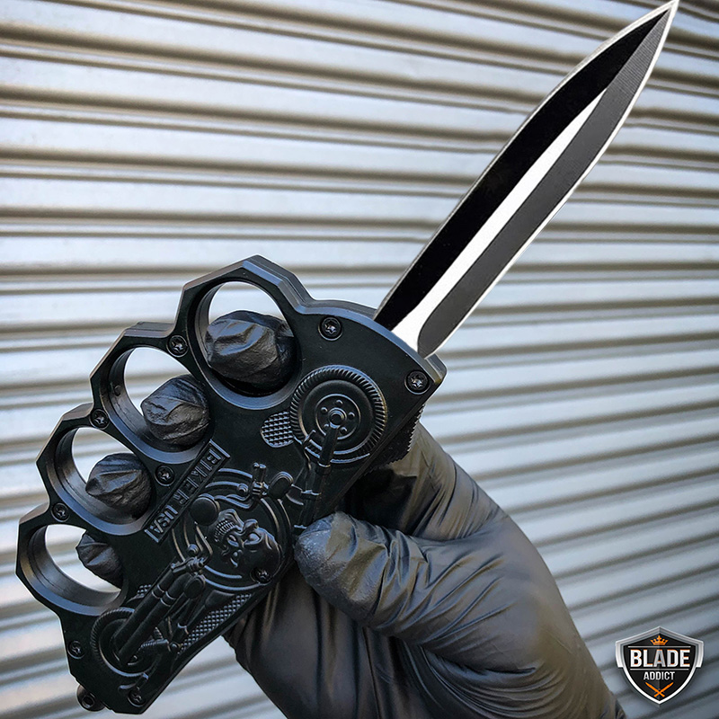 🔥Last Day Promo - 70% OFF 🎁Skull Motor Knuckle Knife | Buy 2 Free Shipping