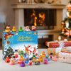 🌲24 Pcs Countdown Christmas Rubber Ducks Advent Calendar