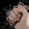 2025 Survival Folding Ring Knife Brass Knuckle Hunting Camping Multifunction Knife