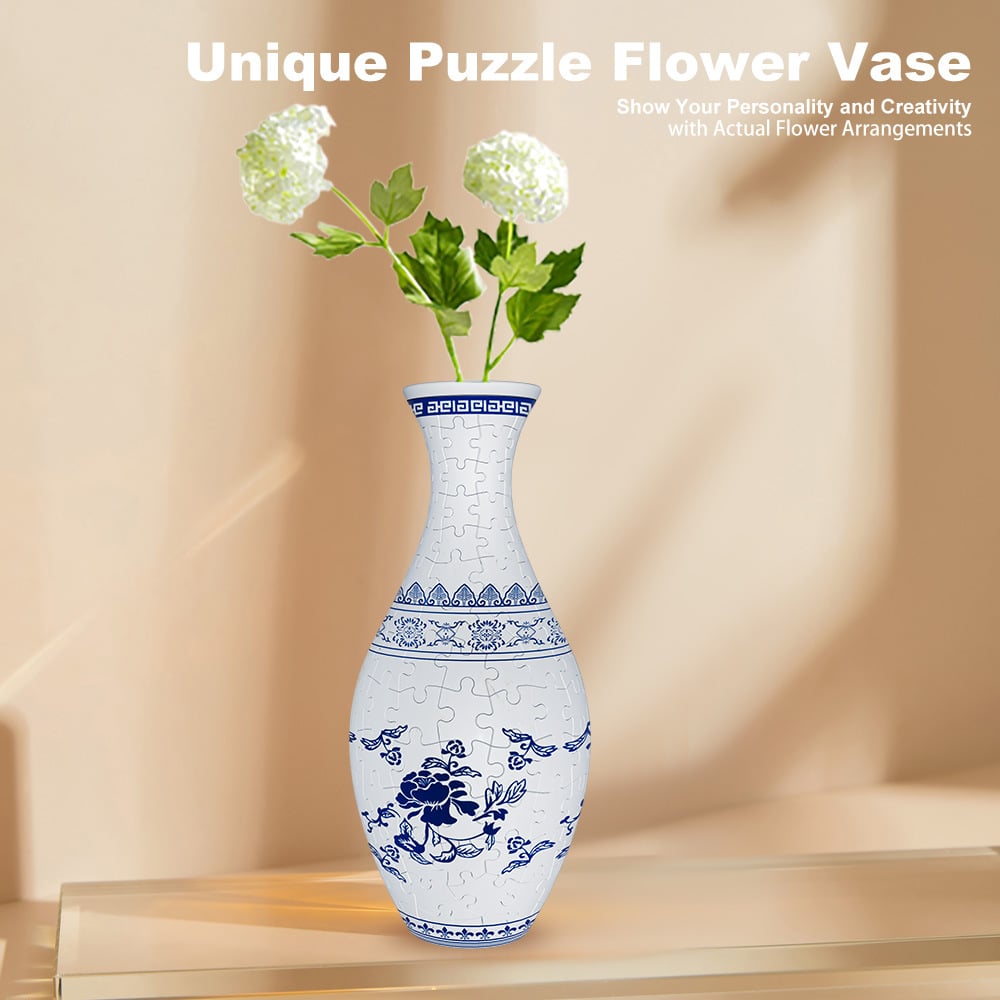 Exquisite 3D Vase Puzzle for Home Decoration