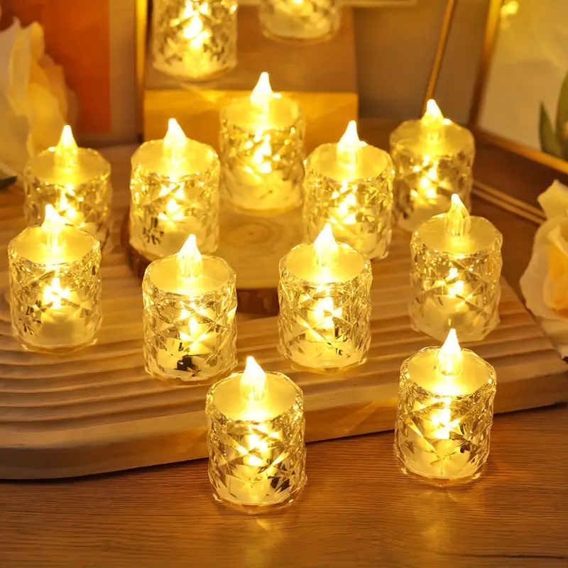 ON SALE🔥3pcs/SET Crystal Flameless Candle Light-Buy 4 Sets Free Shipping