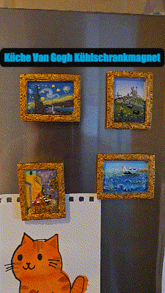 🎉Letzter Tag 49% Rabatt🔥Van Gogh inspiriertes Kühlschrankmagnet-Set