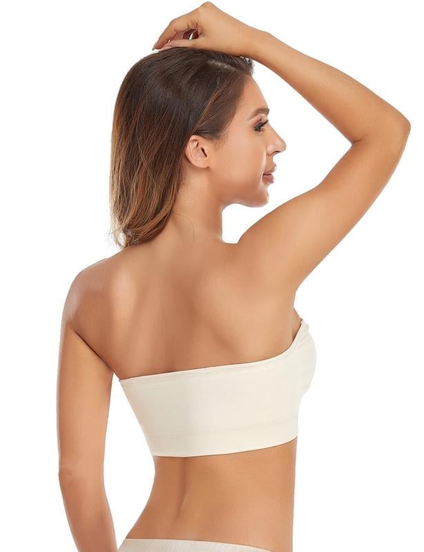 💥LAST DAY SALE 50% OFF💥Non-Slip Silicone Padded Bandeau Bra
