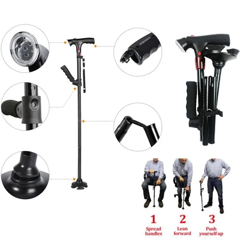 🔥Last Day Promotion 50% OFF🔥Ouailwn™ | Upright Walking Cane