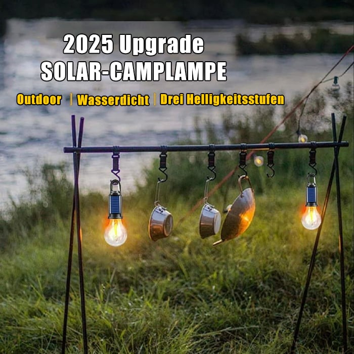 Letzter Aktionstag!🔥Vintage Solar-Campinglampe