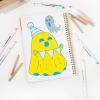 Halloween Arts Foil Fun Craft Colouring Books with Painting Tools