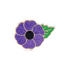 Limited Edition Remembrance Day Purple Poppy Badge