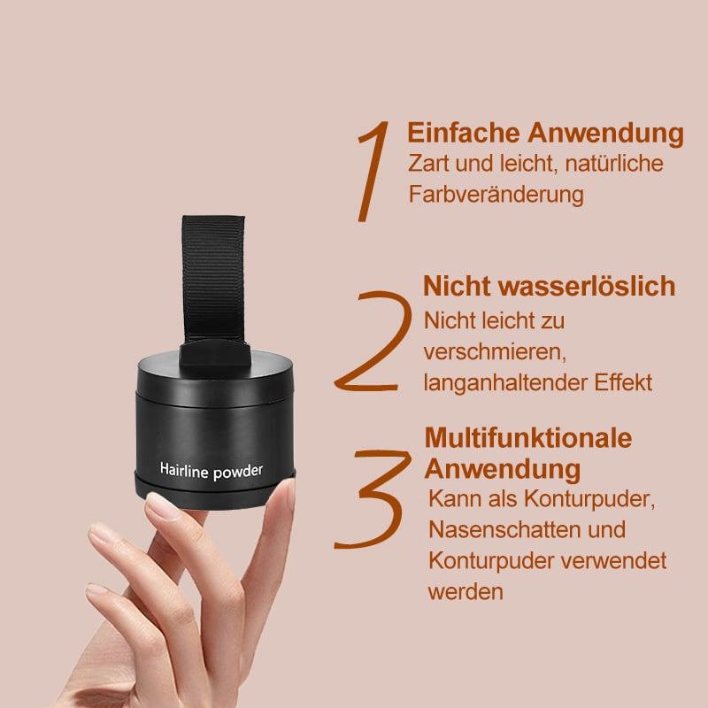 🔥Letzter Tag Verkauf 49% Rabatt🔥Haaransatzpuder – Sofortige Abdeckung für dünner werdende oder kahle Stellen