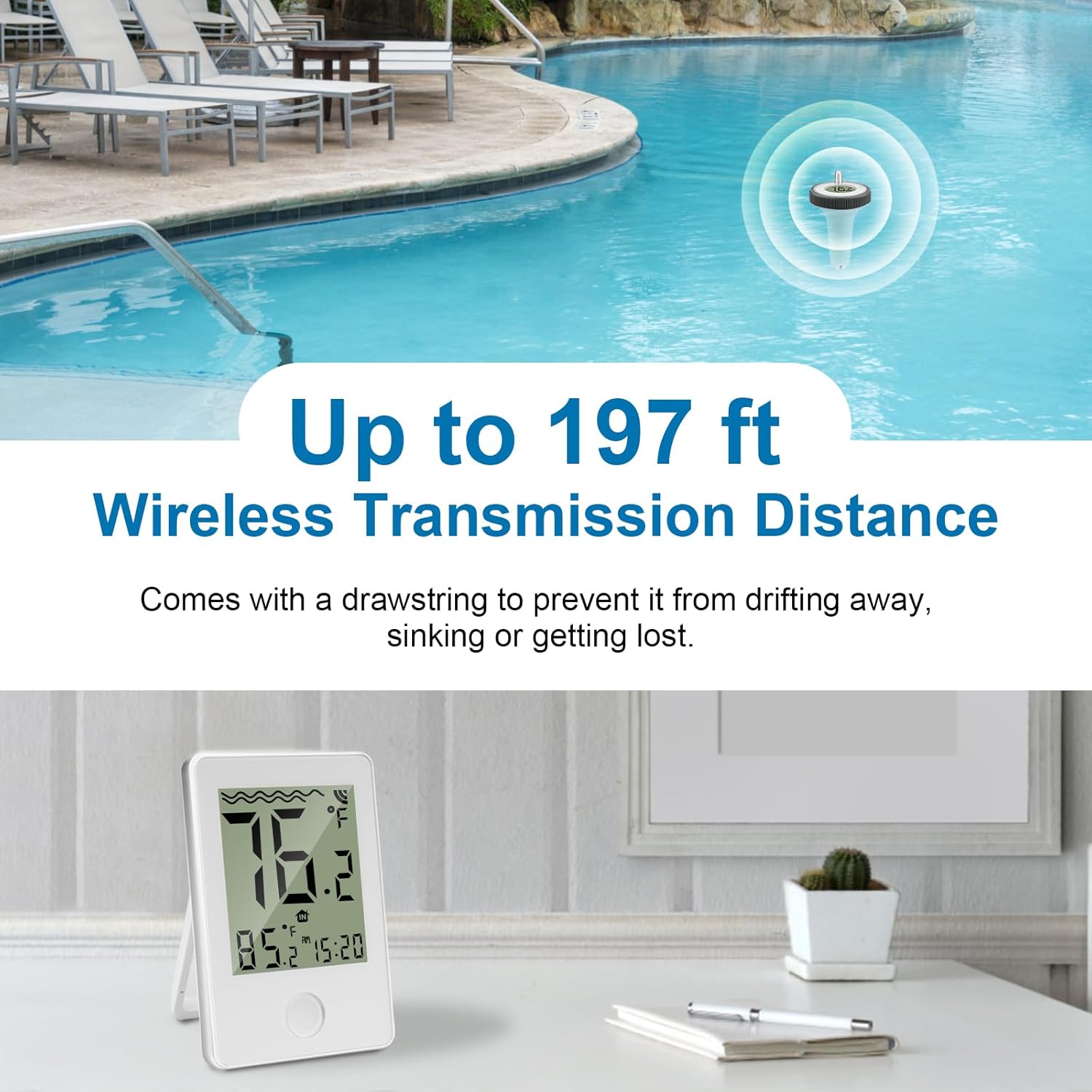 🔥Last Day Promotion 70% OFF💥🏊Pool Thermometer🌡️(Fahrenheit Celsius switchable)