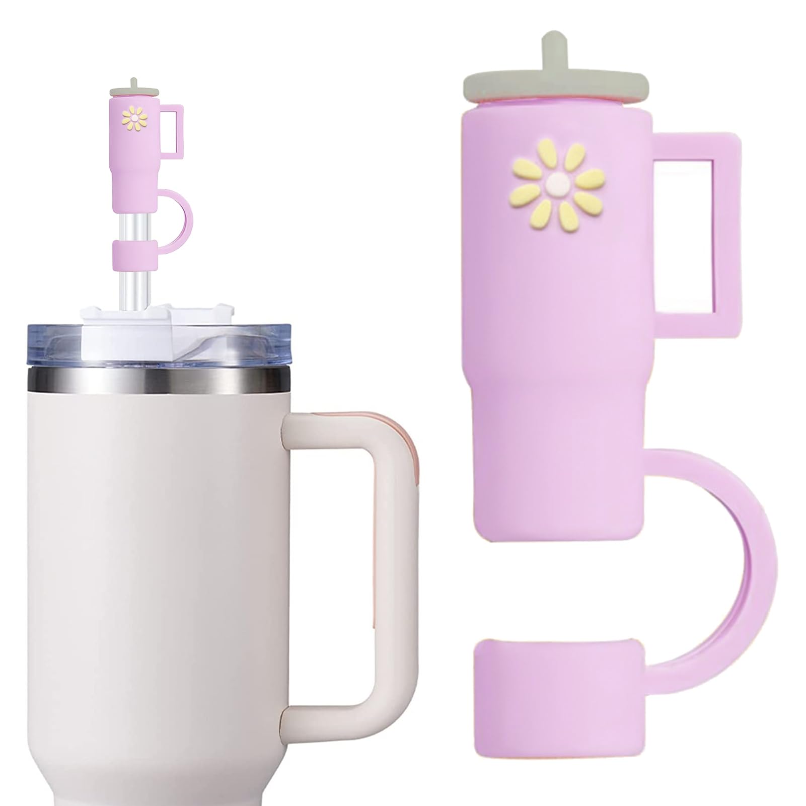 🥤Silicone Straw Covers Compatible with Stanley Tumblers