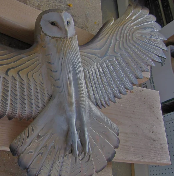 🔥Last Day discount 69% OFF-Barn Owl Wall Art - Hand Carved Art
