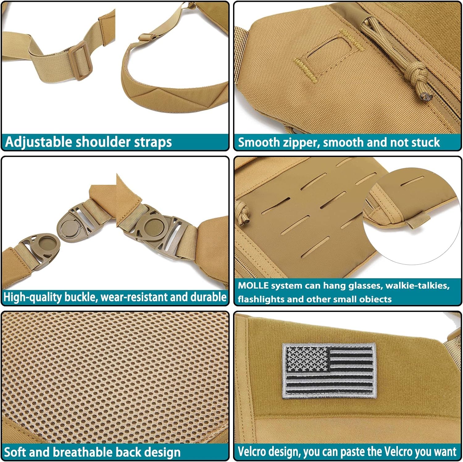 Tactical Crossbody Sling Bag