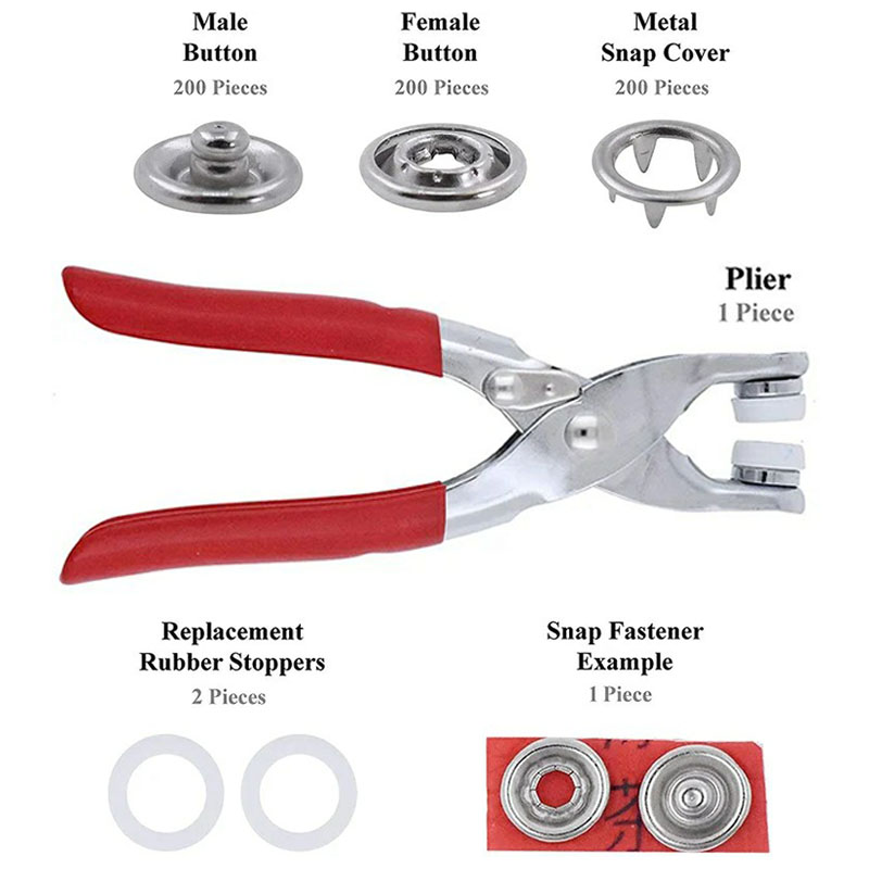 (🎄CHRISTMAS SALE NOW-48% OFF) Fastener Pliers Press Tool Kit (10 Colors,9.5mm)