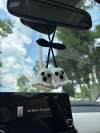 Halloween Crochet Ghost Car Charm