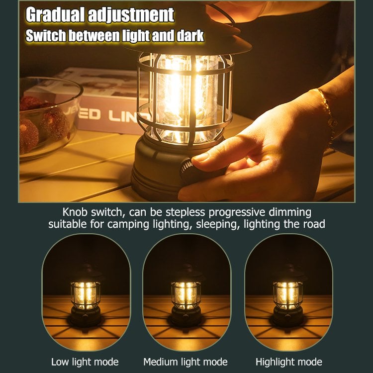 🔥LAST DAY 70% OFF🔥Portable Retro Camping Lamp（Buy 2 Free Shipping）