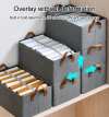 Foldable closet storage box