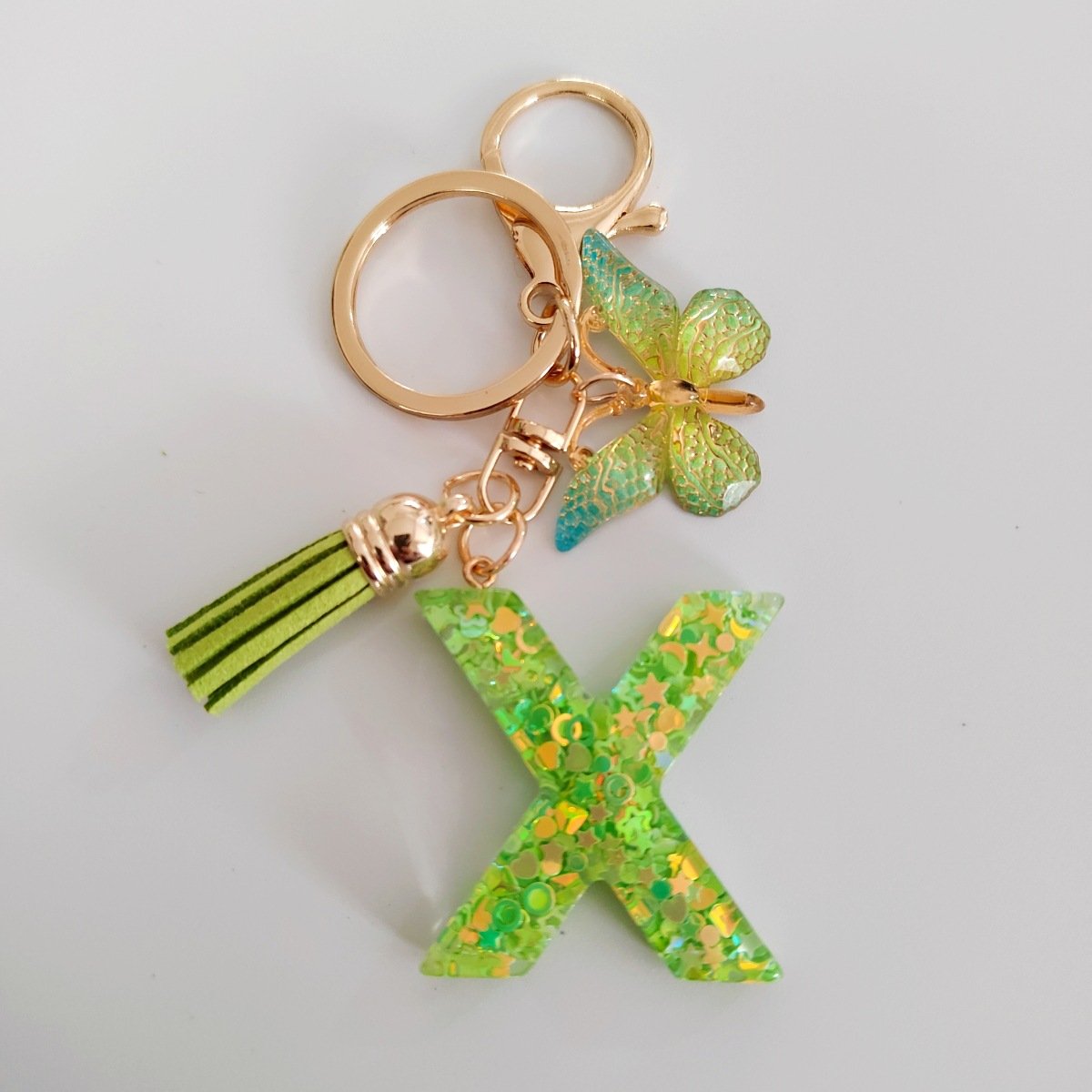 🎄TikTok Christmas Sale - 70% OFF🎄Initial Letter Keychains🦋