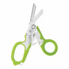 6 In 1 Emergency Rescue Foldable Shears with Strap Cutter & Glass Breaker & Oxygen Tank Wrench