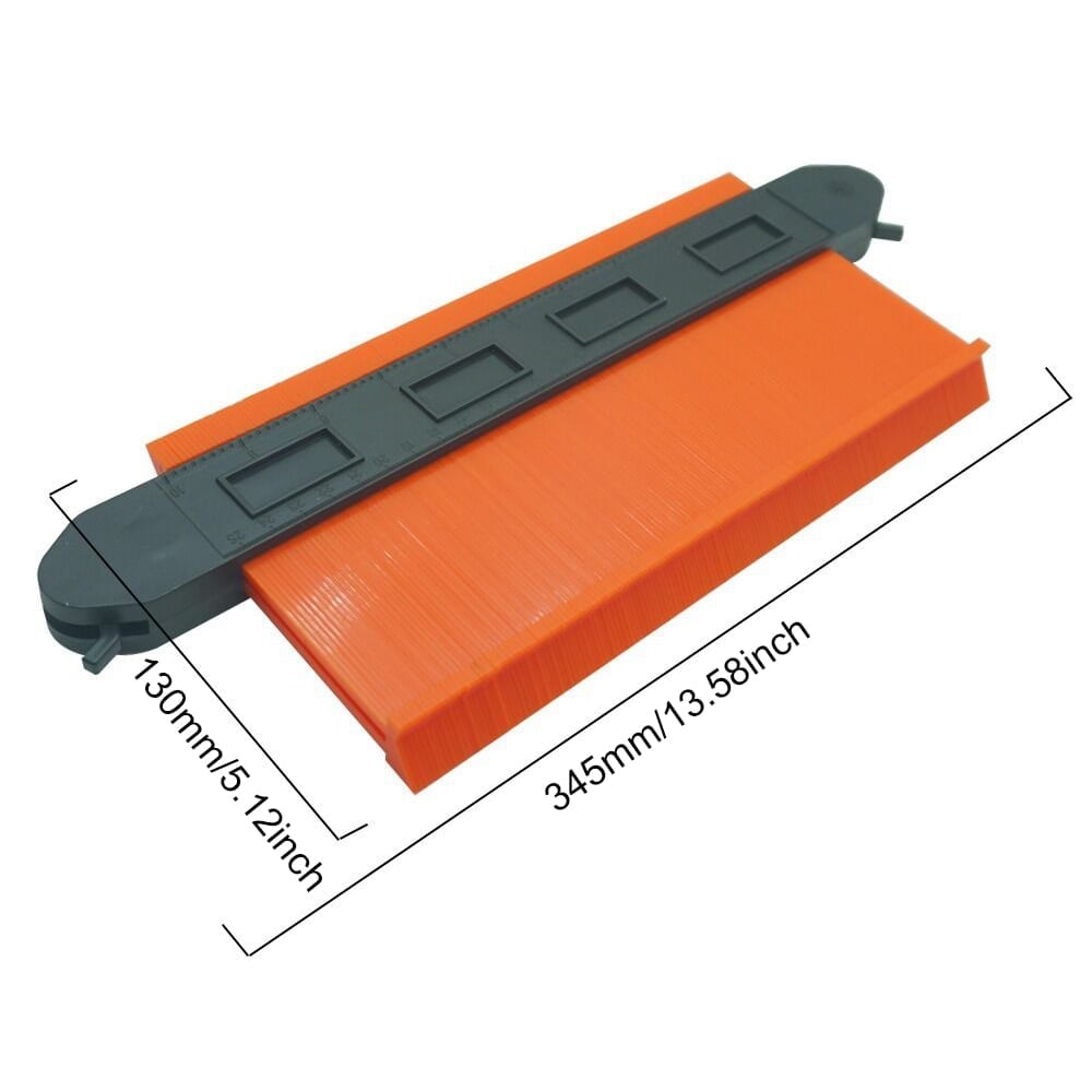 Contour Gauge Profile Tools 6/10 Inch Precisely Copy Irregular Shape Duplicator with Double Lock